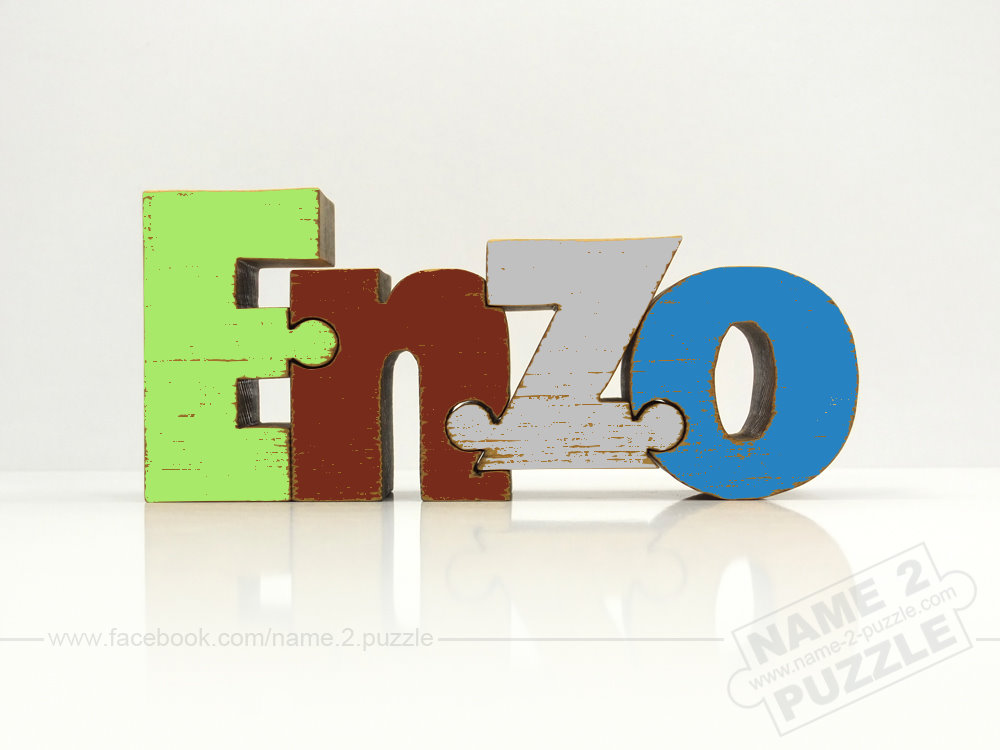 Color Enzo Single Name Puzzle
